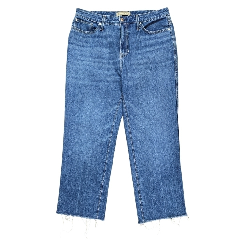 Point Sur J. Crew Limited Edition Nipped Straight Jean Raw Hem BS185 100% Cotton